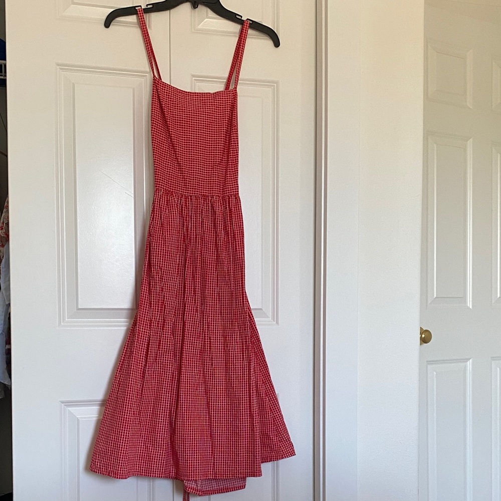 Red Gingham Sundress - image 3